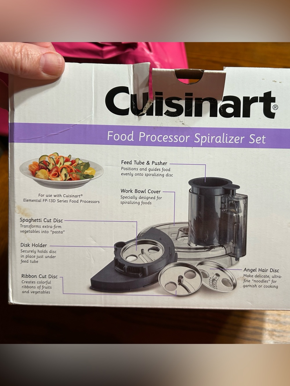 NEW unused Cuisinart Spiralizer attachment for 13 cup food processor